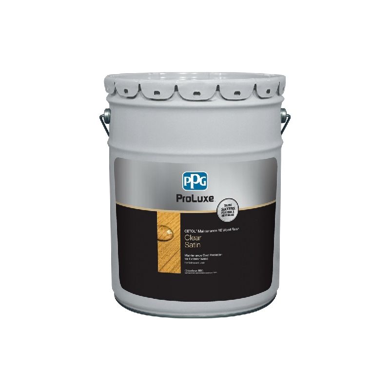 PPG Proluxe Cetol SIK61003/05 Wood Finish, Clear, Liquid, 5 gal, Pail
