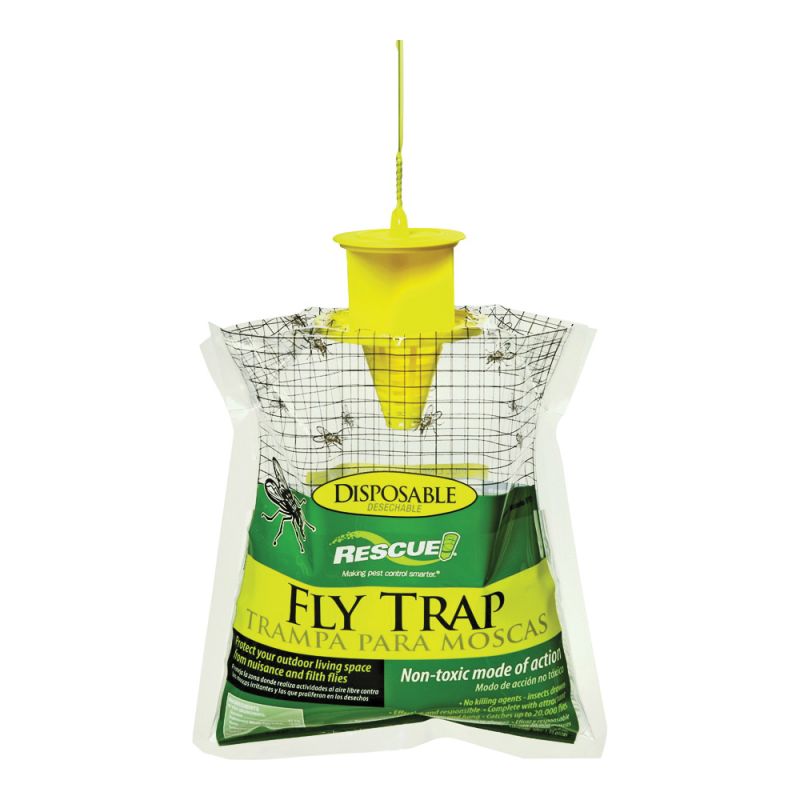 Rescue FTD-FD48 Fly Trap, Solid, Musty Brown (Pack of 48)