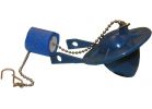 Lasco Vinyl Flapper with Float On Chain 2.5 In. L X 2.5 In. W X 4.2 In. H, Blue