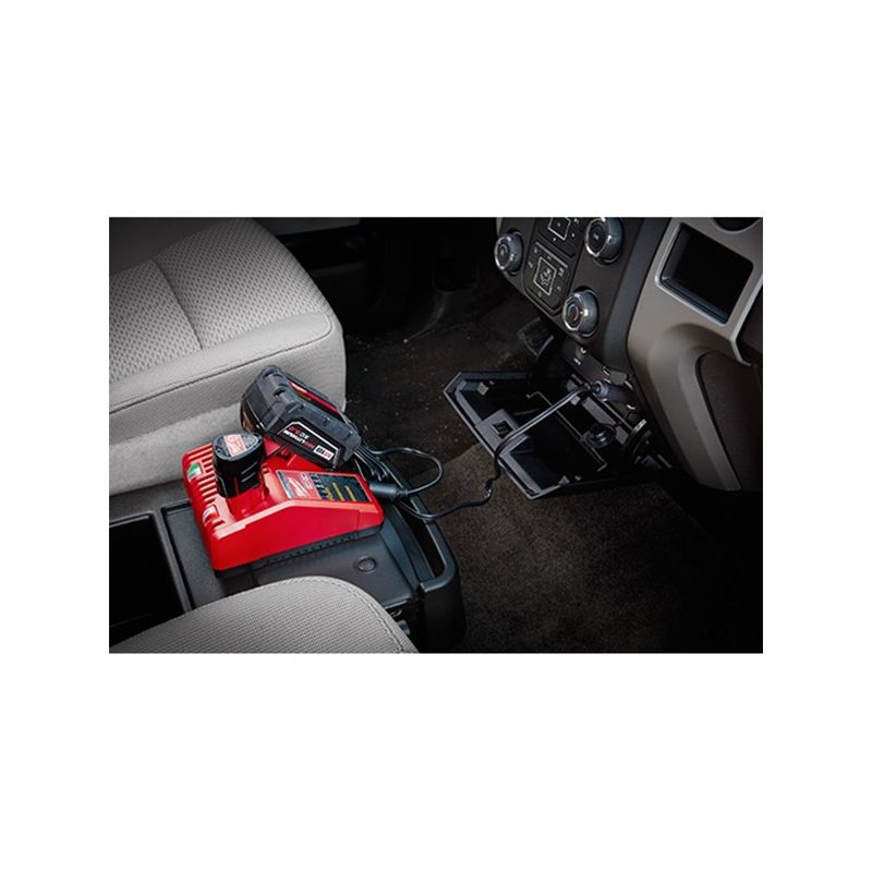 Milwaukee 48-59-1810 Vehicle Charger, 18 V Output, Red Red