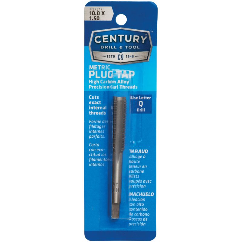 Century Drill &amp; Tool Metric Plug Tap 10.0X1.50