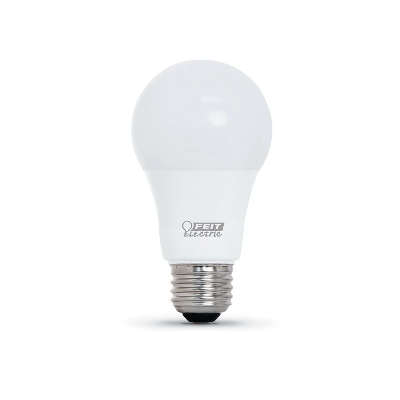 Feit Electric OM75DM/930CA/2 LED Lamp, General Purpose, A19 Lamp, 75 W Equivalent, E26 Lamp Base, Dimmable