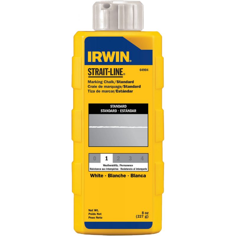 Irwin STRAIT-LINE Standard Chalk Line Chalk 8 Oz., White