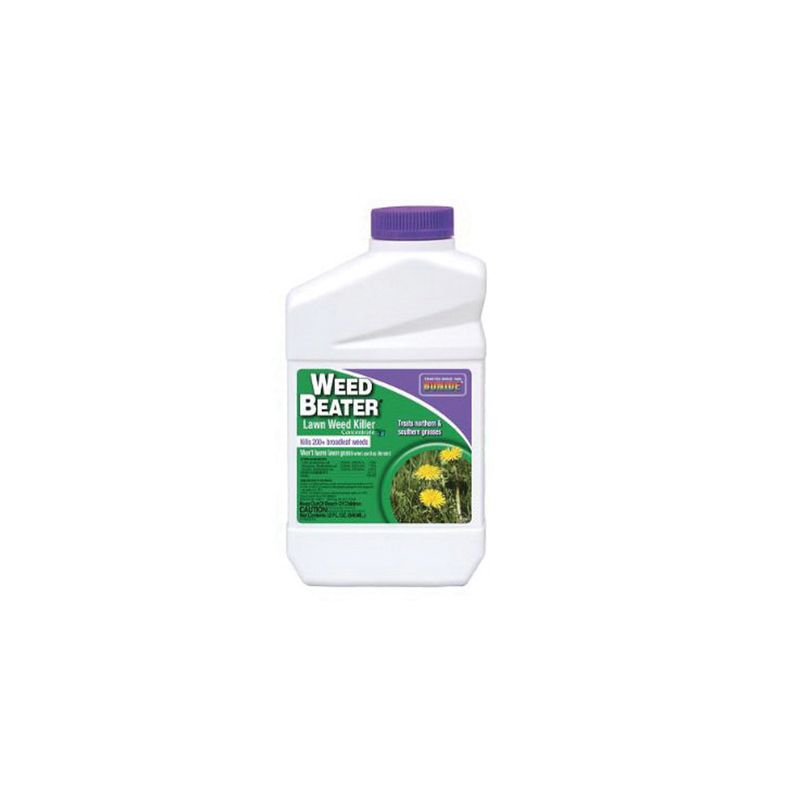 Weed Beater 894 Lawn Weed Killer Concentrate, Liquid, 1 qt Brown Semi-Translucent