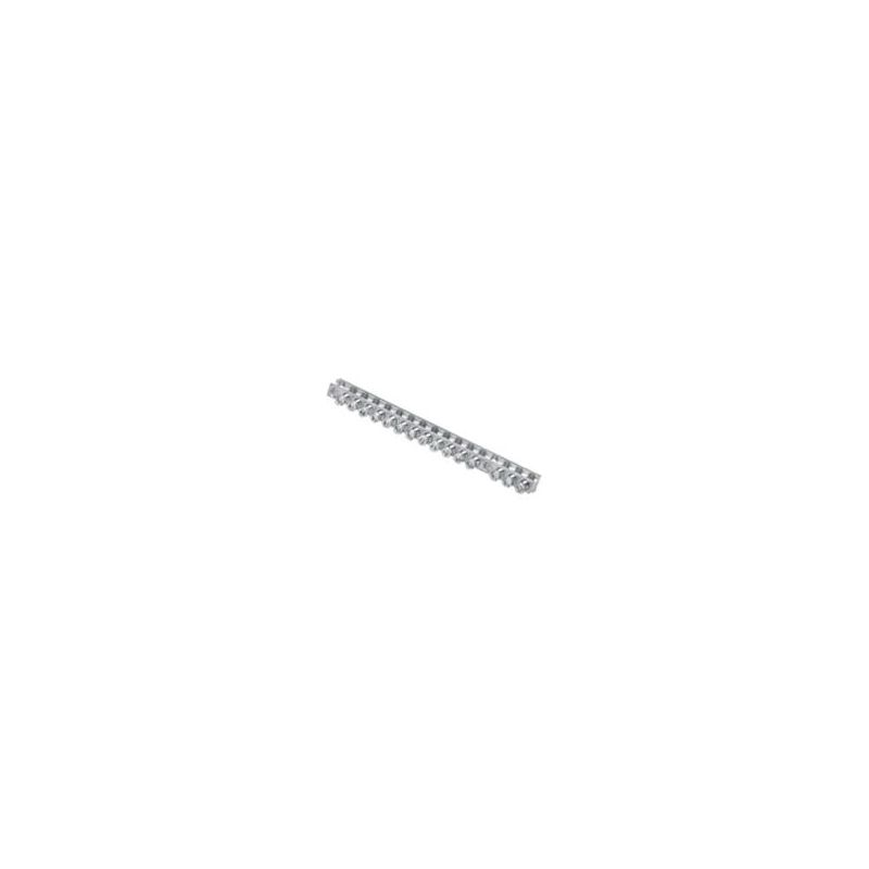 Siemens EC2GB152 Ground Bar Kit, 12-1/4 in L, 15 -Terminal, 14 to 4 AWG Wire, Aluminum/Copper