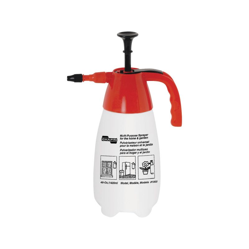CHAPIN 1002 Air Sprayer, Cone Nozzle, Plastic 48 Oz