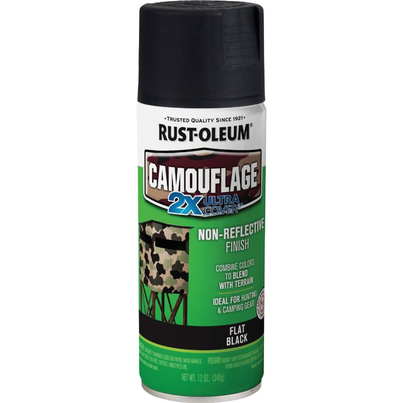 Rust-Oleum Specialty 2X Ultra Cover Spray Paint Black, 12 Oz.