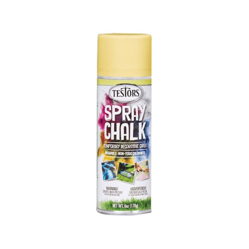 Testors 307591 Matte Washable Spray Chalk Yellow 6 Ounce: Spray