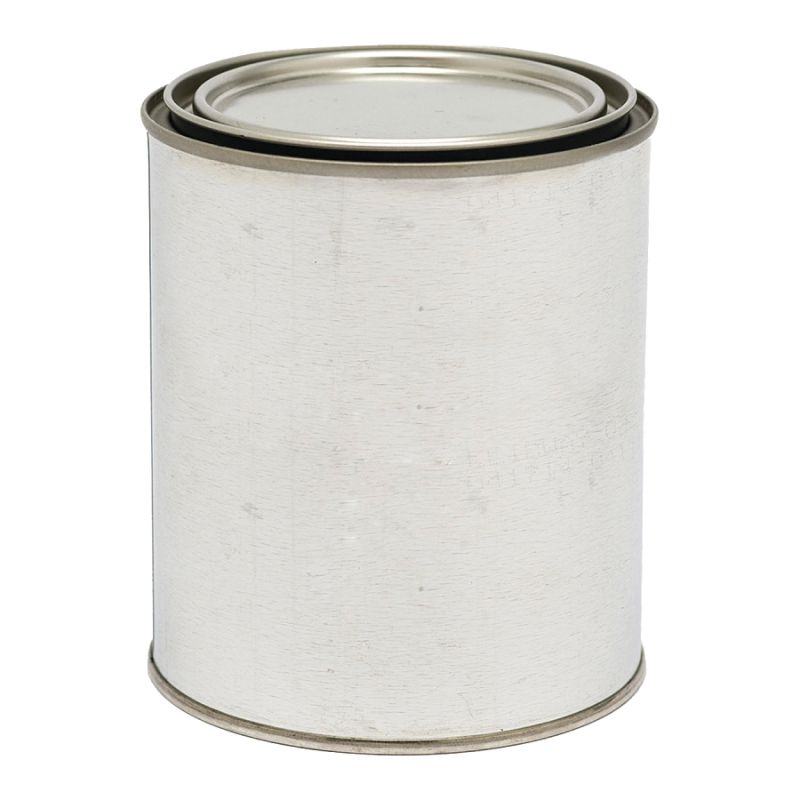 Valspar 27318 Empty Paint Can, 1 qt Capacity, Metal, Silver 1 Qt, Silver