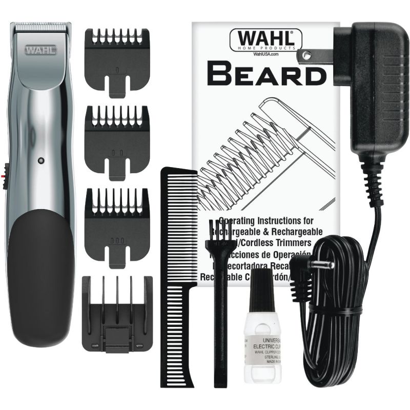 Wahl Rechargeable Beard Trimmer/Groomer Black/White