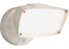 Halo Large Single Head LED Floodlight Fixture White