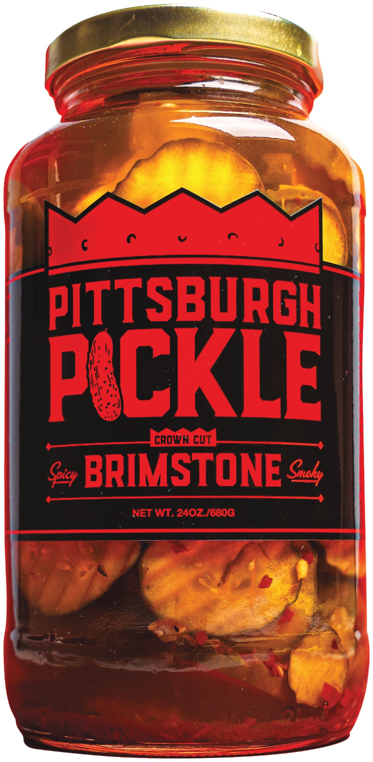 Buy Pittsburgh Pickle Company Brimstone Pickles 24 Oz. (Pack of 6)