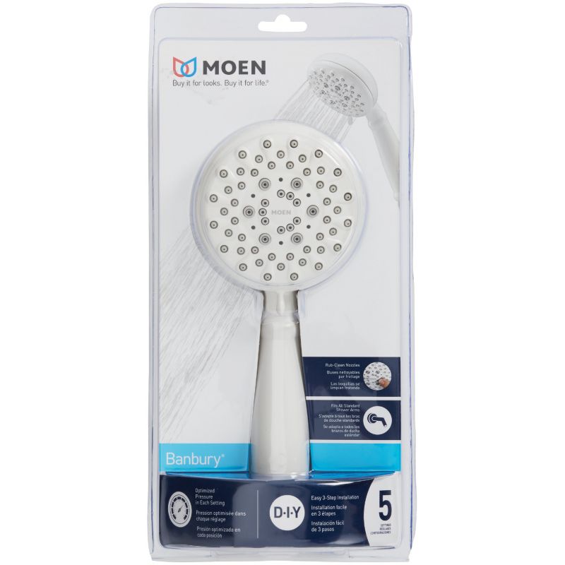 Moen Banbury 5-Spray 1.75 GPM Handheld Shower