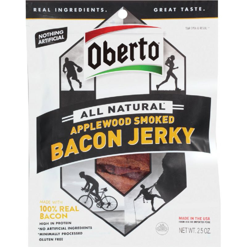 Oberto All Natural Bacon Jerky (Pack of 8)