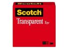 Scotch 600-18BXD Packaging Tape, 33 mm L, 18 mm W, Clear Clear