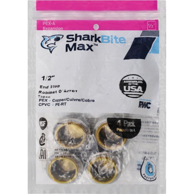 SharkBite Push-to-Connect Brass End Cap