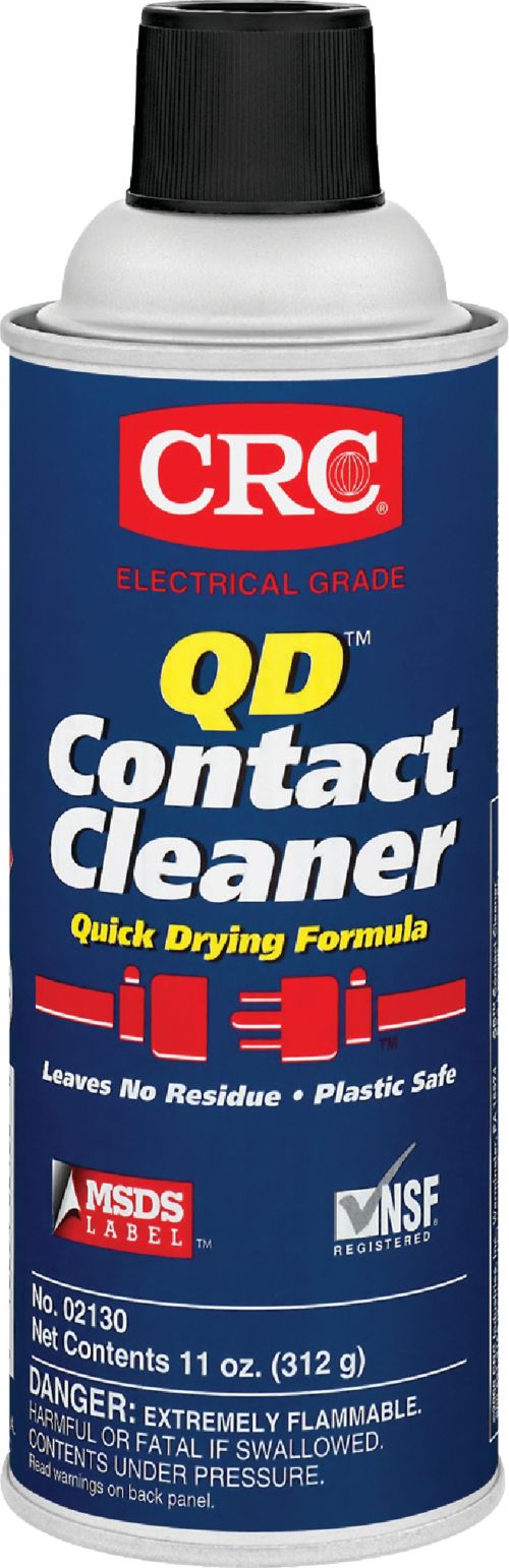 CRC QD Contact Cleaner 03130 – 11 WT OZ, Plastic Safe Electronics Aerosol  Cleaner, Suitable for Sensitive Electronic Equipment