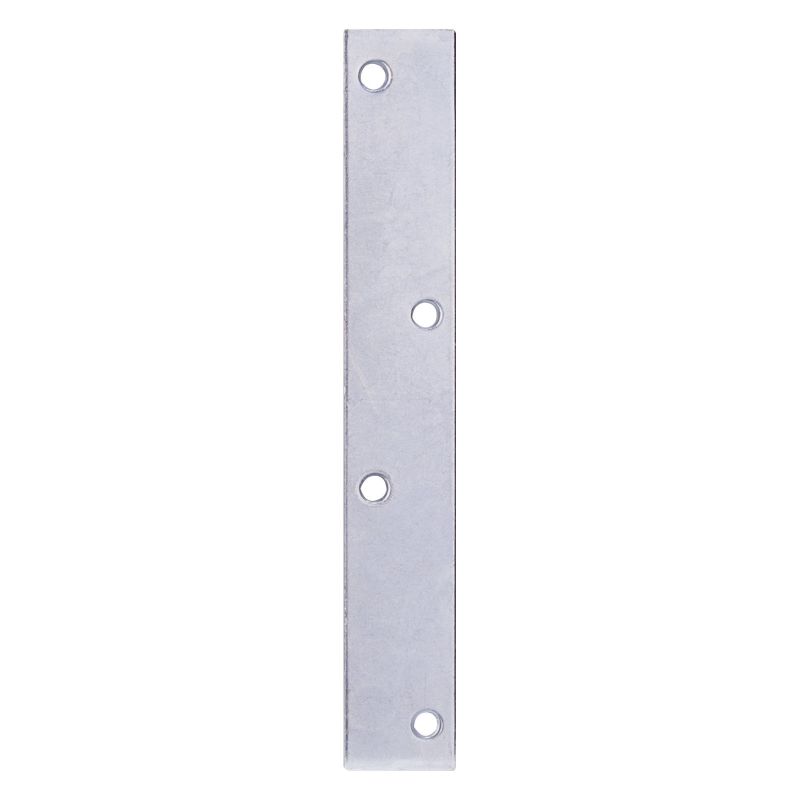 ProSource MP-Z08-013L Mending Plate, 8 in L, 1-1/4 in W, Steel, Screw Mounting Zinc-Plated (Pack of 5)