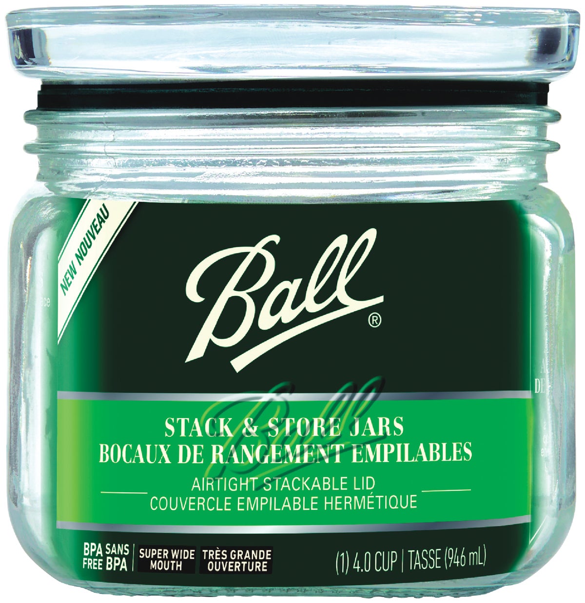 Ball® Stack & Store Jar with Airtight Lid, 1 ct - Baker's