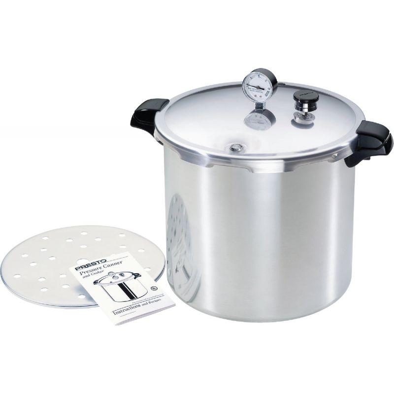 Buy Presto Aluminum Pressure Cooker/Canner Silver/Black