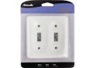 Amerelle Ceramic Switch Wall Plate White