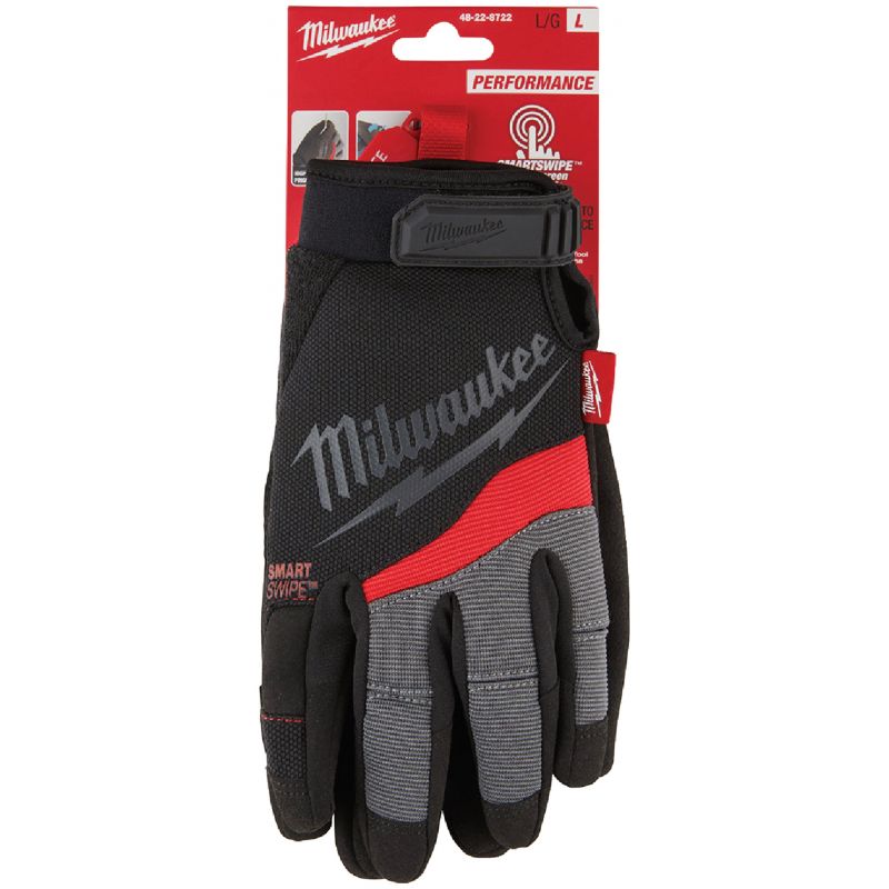 Milwaukee Performance Work Glove M, Red &amp; Black