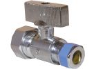 Lasco Copper Compression X Compression Straight Stop Valve 5/8 In. Copper C Inlet X 3/8 In C Outlet