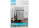 Knape &amp; Vogt Real Solutions Double Pull-Out Waste Container Gray