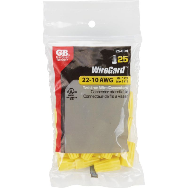 Gardner Bender WireGard Wire Connector Medium, Yellow