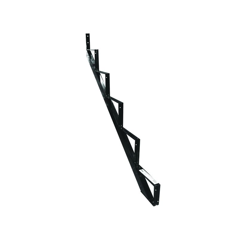 Pylex 13905 Stair Riser, 40 mm L, 60 mm W, Steel, Black, Baked Powder-Coated Black (Pack of 2)
