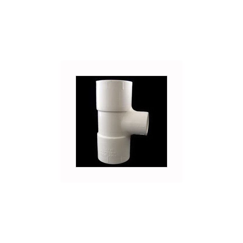 Xirtec 140 435795 Pipe Tee, 1 x 3/4 in, Socket, PVC, White, SCH 40 Schedule, 150 psi Pressure White