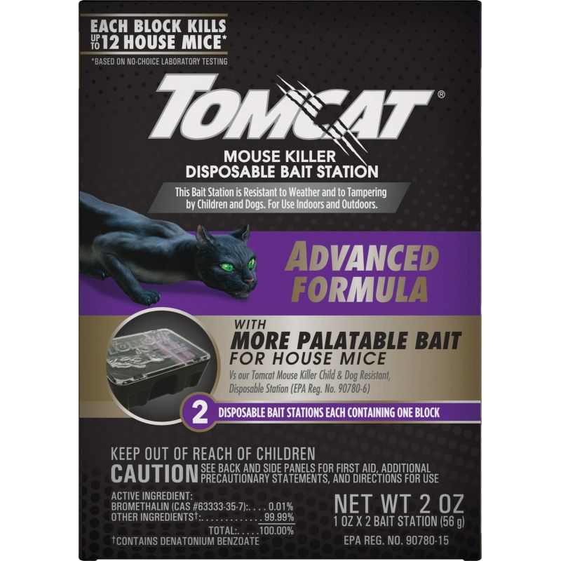 Tomcat Advanced Formula Disposable Mouse Killer Bait Station
