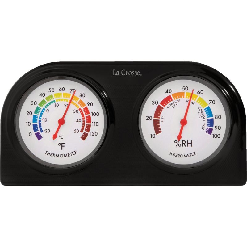 La Crosse Technology 18 in. Thermometer and Hygrometer Indoor