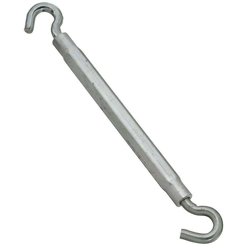 National Hardware 2174BC Series N222-034 Turnbuckle, 215 lb Working Load, 3/8-16 in Thread, Hook, Hook, 16 in L Take-Up