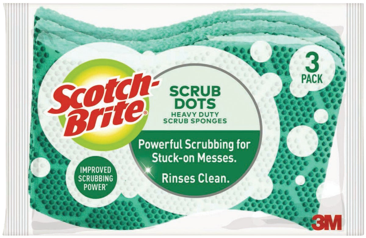 Libman Power Scrub Dots Kitchen and Bath Sponges (2-Count) 336