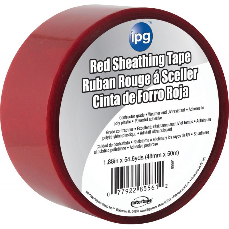 IPG Sheathing Tape 1.89 In. X 55 Yds., Red
