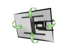Sanus LLF225 Full-Motion TV Mount, Steel, Black, Wall Mounting, For: 42 to 90 in, Up to 120 lb TVs Black