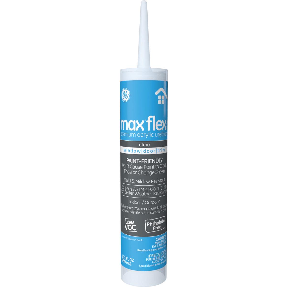 Buy GE Max Flex Window & Door Acrylic Caulk 10.1 Oz., Clear