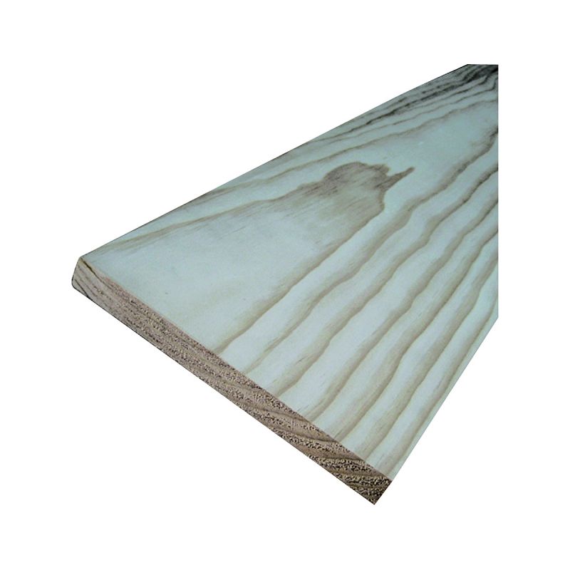 ALEXANDRIA Moulding Q1X12-20048C Sanded Common Board, 4 ft L Nominal, 12 in W Nominal, 1 in Thick Nominal