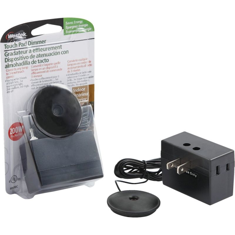 Westek Touch Pad Dimmer Control Black