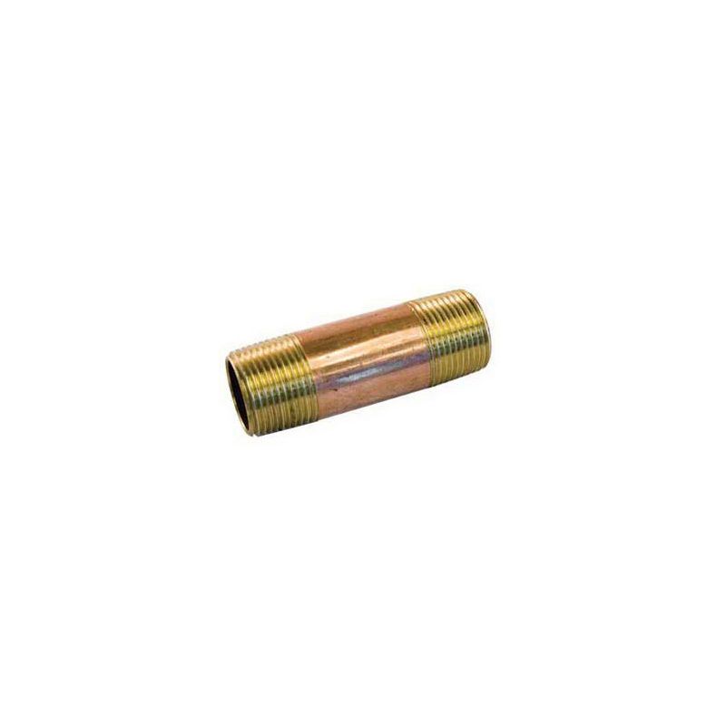 aqua-dynamic 4462-001 Pipe Nipple, 3/8 in, Threaded, Brass, Bronze, Close L