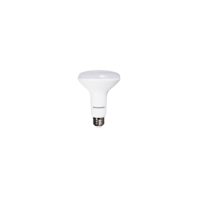 Sylvania Natural 41154 LED Bulb, BR30 Lamp, 65 W Equivalent, E26 Medium Lamp Base, Dimmable, Frosted
