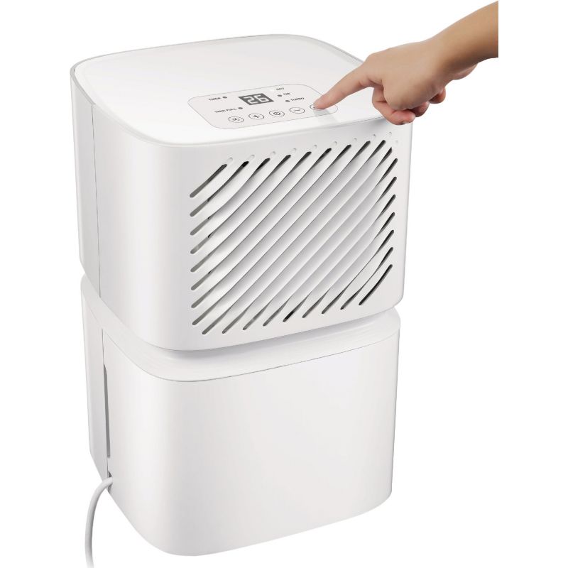 Perfect Aire 8 Pt. Dehumidifier 8 Pt./Day, White, 4.6 Pt., 1.9