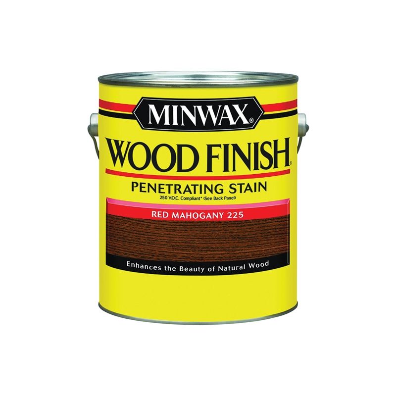 Minwax Wood Finish 710770000 Wood Stain, Red Mahogany, Liquid, 1 gal, Can Red Mahogany (Pack of 2)