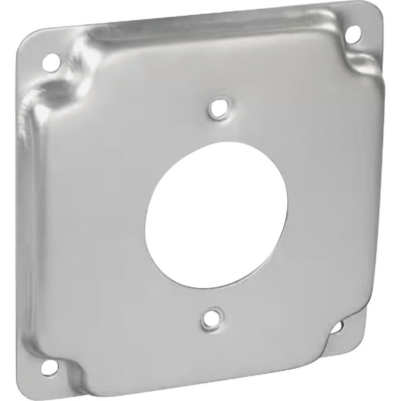 Southwire 1.62 In. Dia. Receptacle Square Device Cover 7.0 Cu. In.