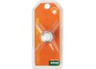 Heath Zenith Round Lighted Doorbell Push-Button Silver