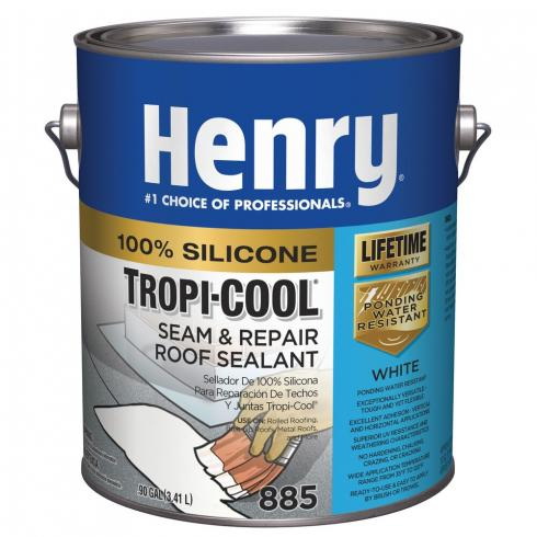 Buy Henry Tropi-Cool Series HE887HS042 Roof Coating, White, 0.9 