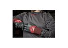Milwaukee 48-22-8922B Breathable Insulated Winter Dipped Gloves, Men&#039;s, L, 4.09 in L, Elasticated Knit Cuff, Red L, Red