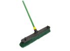 Quickie Bulldozer 538 Push Broom, 24 in Sweep Face, 3-1/8 in L Trim, Polypropylene Bristle, Acme Thread, Brown Brown