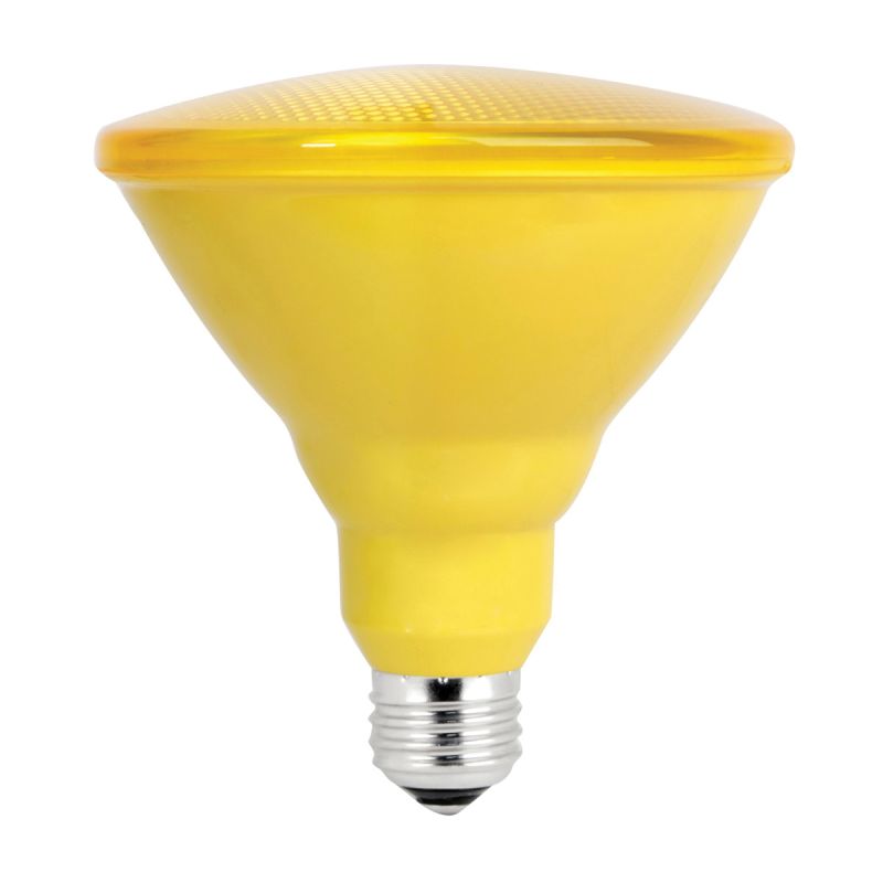 Feit Electric PAR38/Y/10KLED/BX LED Bulb, PAR38 Bulb, 6.5 W, Yellow Bulb, LED Bulb (Pack of 4)